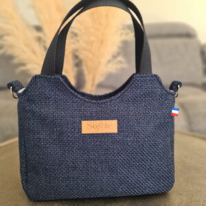 Sac chic Lilie en tissu upcycle creatrice nantaise