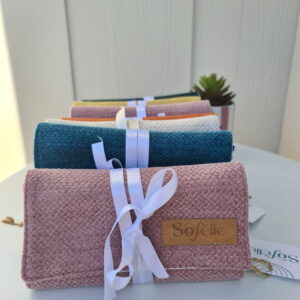 Pochette Bijoux Sofélie couleurs assortis